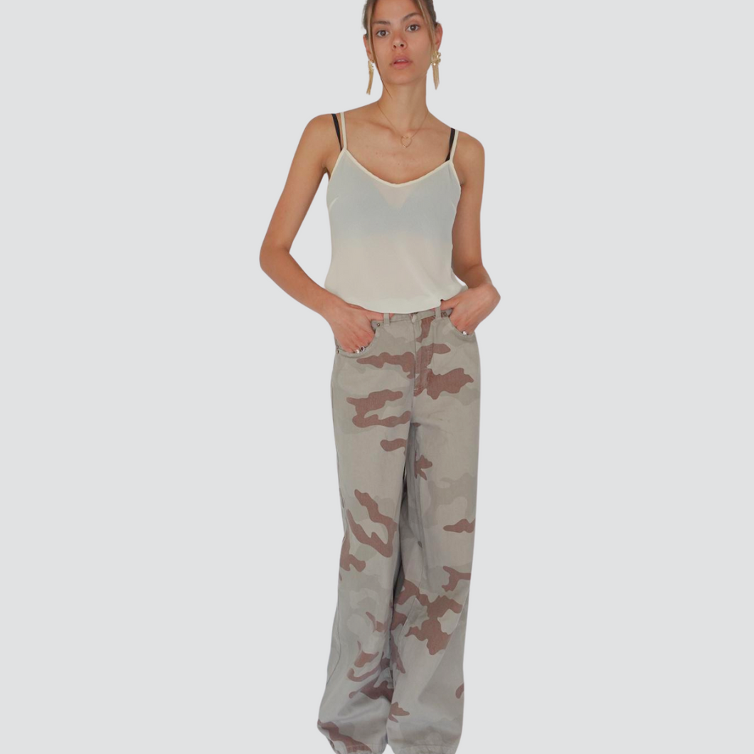 Vicolo jeans camouflage Myrna 100% cotone Art DD5370