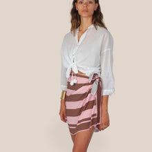 Carica l'immagine nel visualizzatore di Gallery, Tensione in camicia over mussola laccetto collo 100% cotone Art S26CK53
