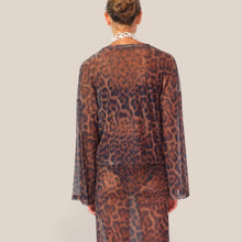 Carica l'immagine nel visualizzatore di Gallery, Vicolo blusa tulle maculata manica ampia Art TAC1338

