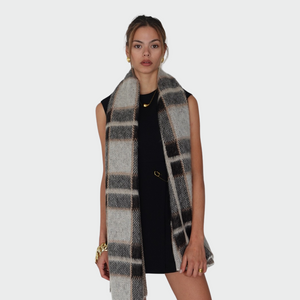 Vicolo sciarpa scozzese lana mohair Art 55056S