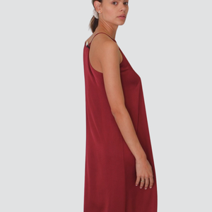 Vicolo abito satin collo vogatore 100% viscosa Art TD2445