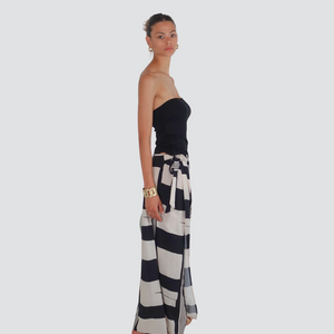 Haveone completo top fascia più gonna pareo 95% viscosa Art HMA-N034