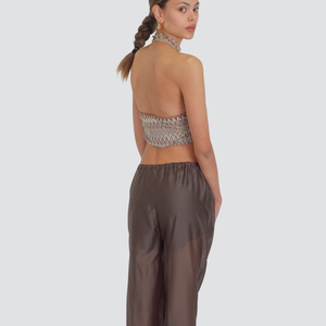 Haveone top americano fantasia con lurex 75% viscosa Art RMA-N126