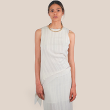Carica l'immagine nel visualizzatore di Gallery, Haveone top asimmetrico con arriccio doppio tessuto sottoveste pizzo Art RFW-Q130 ( gonna Art GFW-Q119 )

