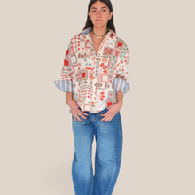Carica l'immagine nel visualizzatore di Gallery, Dixie giacca camicia multicolor 98% cotone Art JDI91QF

