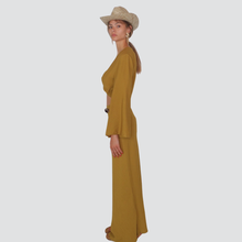 Carica l&#39;immagine nel visualizzatore di Gallery, Haveone gonna lunga con cintura Art GVS-N116
