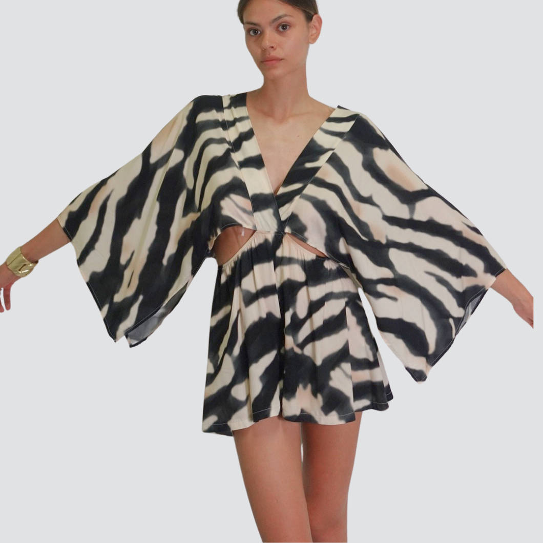 Haveone tutina farfalla accessorio schiena 100% viscosa Art YMA-N017