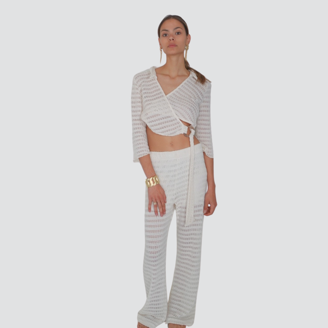 Haveone pantalone zampa foderato Art PMA-N465