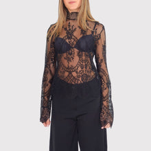 Carica l'immagine nel visualizzatore di Gallery, Tensione in blusa pizzo 46% cotone Art W26MA55
