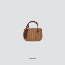 Carica l&#39;immagine nel visualizzatore di Gallery, Susy mix borsa rattan con tracolla Art B02602
