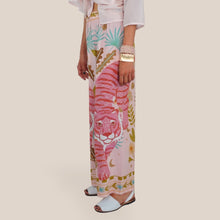 Carica l'immagine nel visualizzatore di Gallery, Haveone pantalone palazzo fantasia elastico vita 100% viscosa Art PVS-Q703
