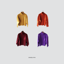 Carica l'immagine nel visualizzatore di Gallery, Vicolo maglia over collo alto Art 33062F
