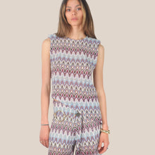 Carica l'immagine nel visualizzatore di Gallery, Tensione in maglia filo lurex spacchetto laterale 100% viscosa Art S26MD03
