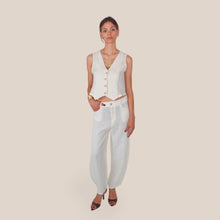Carica l'immagine nel visualizzatore di Gallery, Haveone pantalone baloon 100% lino Art PVE-Q261
