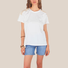 Carica l'immagine nel visualizzatore di Gallery, Susy Mix t-shirt over spalla crochet 100% cotone Art 12055
