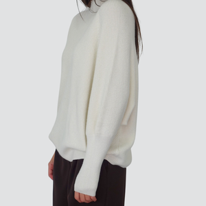 Haveone maglia pipistrello con polsino 50% viscosa Art MNC-P057