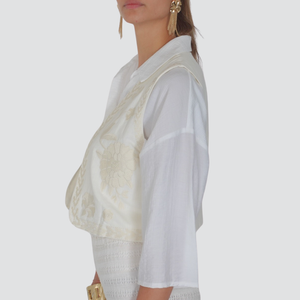 Haveone filet ricamato 100% cotone Art LVF-N045