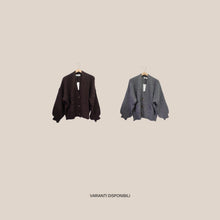 Carica l'immagine nel visualizzatore di Gallery, Haveone cardigan 3 bottoni misto lana Art JIT-P020

