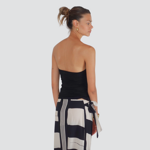 Haveone completo top fascia più gonna pareo 95% viscosa Art HMA-N034