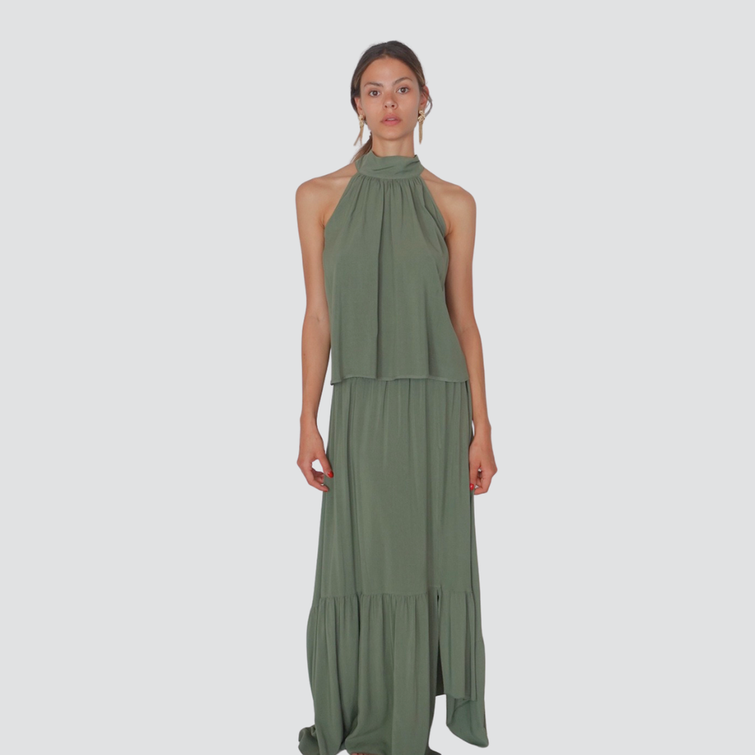 Haveone completo top più gonna lunga 100% viscosa Art HAD-N018