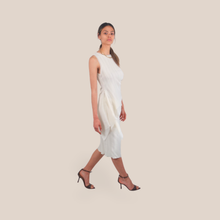 Carica l'immagine nel visualizzatore di Gallery, Haveone top asimmetrico con arriccio doppio tessuto sottoveste pizzo Art RFW-Q130 ( gonna Art GFW-Q119 )
