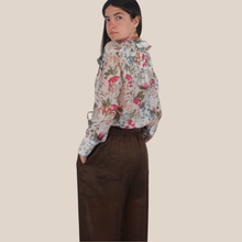 Carica l'immagine nel visualizzatore di Gallery, Vicolo camicia floreale coulisse fondo 75% lyocell Art TAB1808
