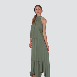 Haveone completo top più gonna lunga 100% viscosa Art HAD-N018