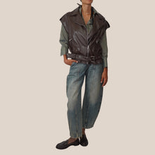 Carica l'immagine nel visualizzatore di Gallery, Haveone jeans GLEN barrell pinces ginocchio 100% cotone Art PGZ-R079
