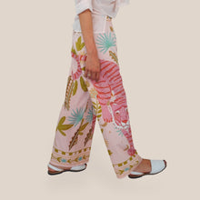 Carica l'immagine nel visualizzatore di Gallery, Haveone pantalone palazzo fantasia elastico vita 100% viscosa Art PVS-Q703

