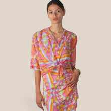 Carica l'immagine nel visualizzatore di Gallery, Tensione in camicia over mussola 100% cotone Art PE260546

