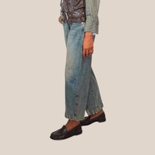 Carica l'immagine nel visualizzatore di Gallery, Haveone jeans GLEN barrell pinces ginocchio 100% cotone Art PGZ-R079

