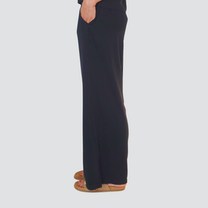 Haveone pantalone palazzo elastico vita 100% viscosa Art PMA-N525