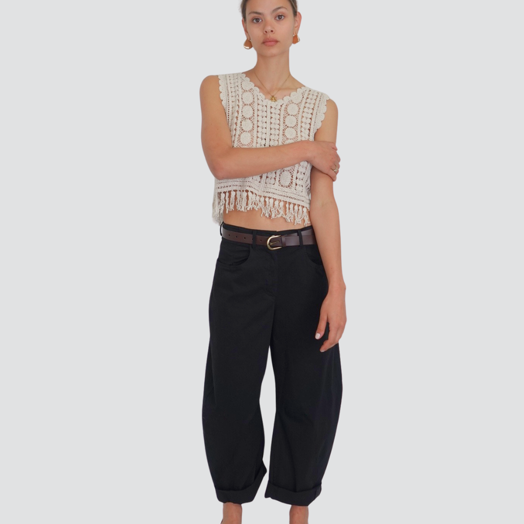 Haveone pantalone con cintura 97% cotone Art PVS-N331