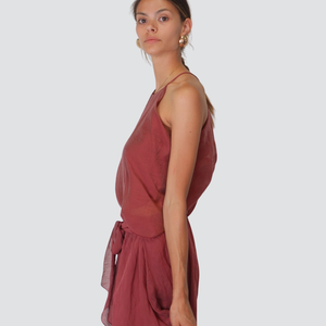 Tensione in top in mussola 75% lyocell Art 25235V77