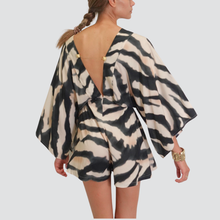 Carica l&#39;immagine nel visualizzatore di Gallery, Haveone tutina farfalla accessorio schiena 100% viscosa Art YMA-N017
