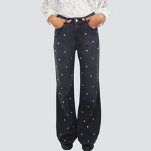 Carica l&#39;immagine nel visualizzatore di Gallery, Haveone jeans Tokyo con applicazione 100% cotone Art PGZ-P114
