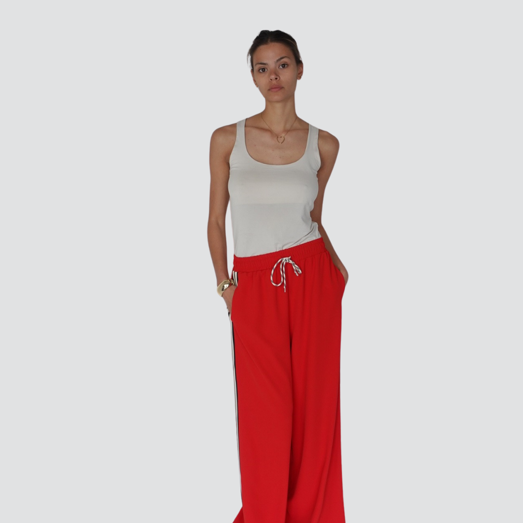 Tensione in pantalone palazzo banda laterale Art 25P7088