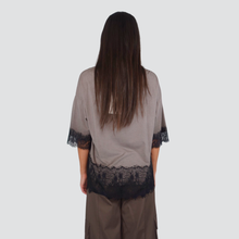 Carica l&#39;immagine nel visualizzatore di Gallery, Haveone t-shirt over pizzo 90% cotone Art TFW-P038
