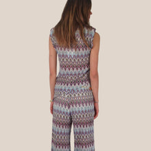 Carica l'immagine nel visualizzatore di Gallery, Tensione in maglia filo lurex spacchetto laterale 100% viscosa Art S26MD03
