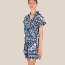 Carica l'immagine nel visualizzatore di Gallery, Dixie kimono stampa bandana 100% cotone Art LAIA1TE

