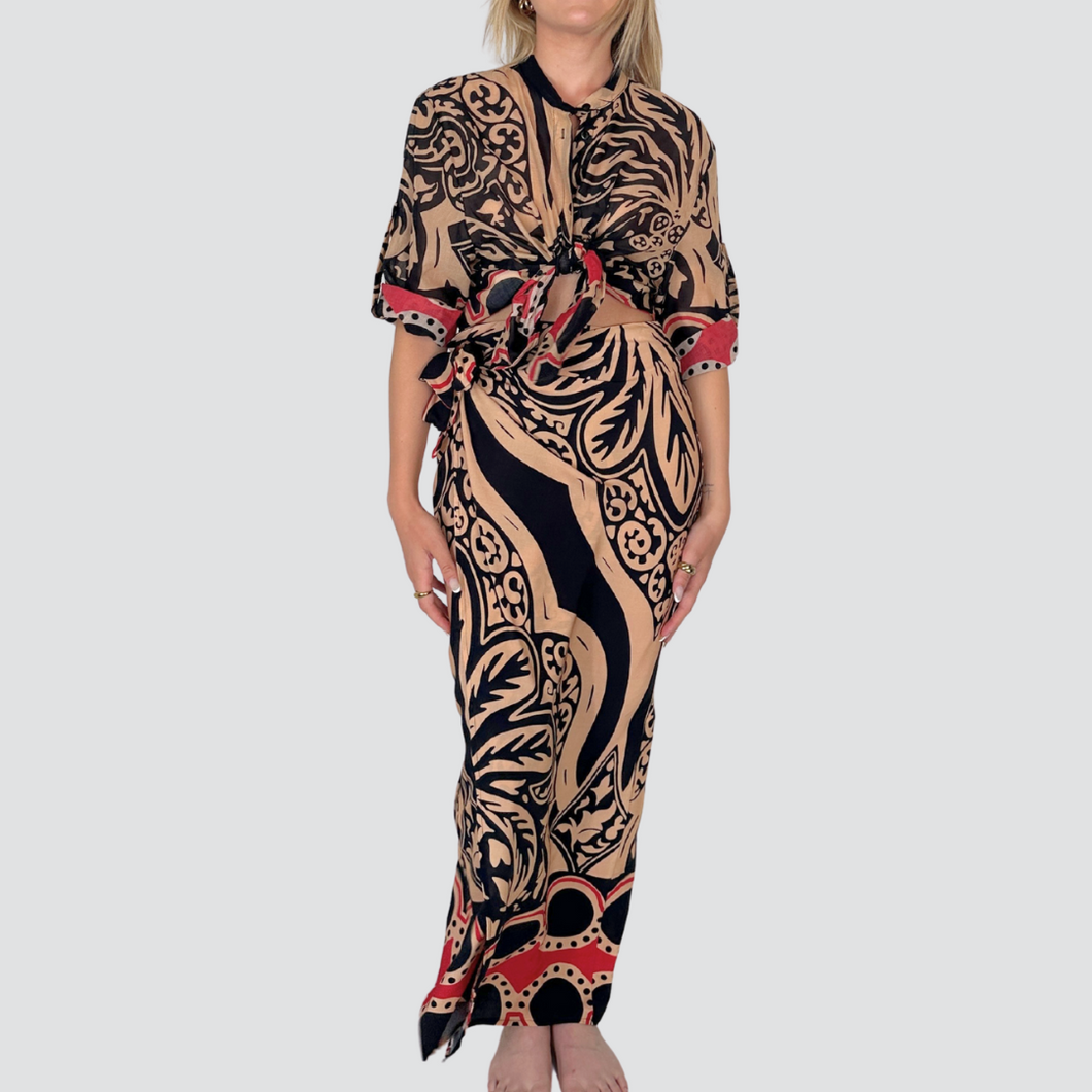 Haveone gonna lunga pareo fantasia 100% viscosa Art GMA-N225
