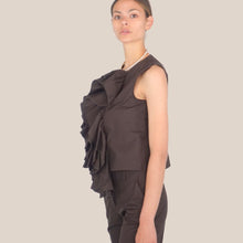 Carica l'immagine nel visualizzatore di Gallery, Vicolo camicia rouches 100% cotone Art TAB2399 ( pantalone Art TAB2400 )
