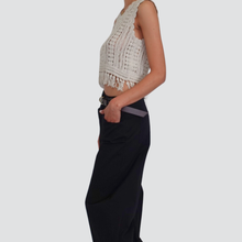 Carica l&#39;immagine nel visualizzatore di Gallery, Haveone pantalone con cintura 97% cotone Art PVS-N331
