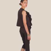 Carica l'immagine nel visualizzatore di Gallery, Vicolo camicia rouches 100% cotone Art TAB2399 ( pantalone Art TAB2400 )
