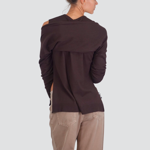 Vicolo completo gilet spacchi laterali più coprispalle 52% viscosa Art 22147F