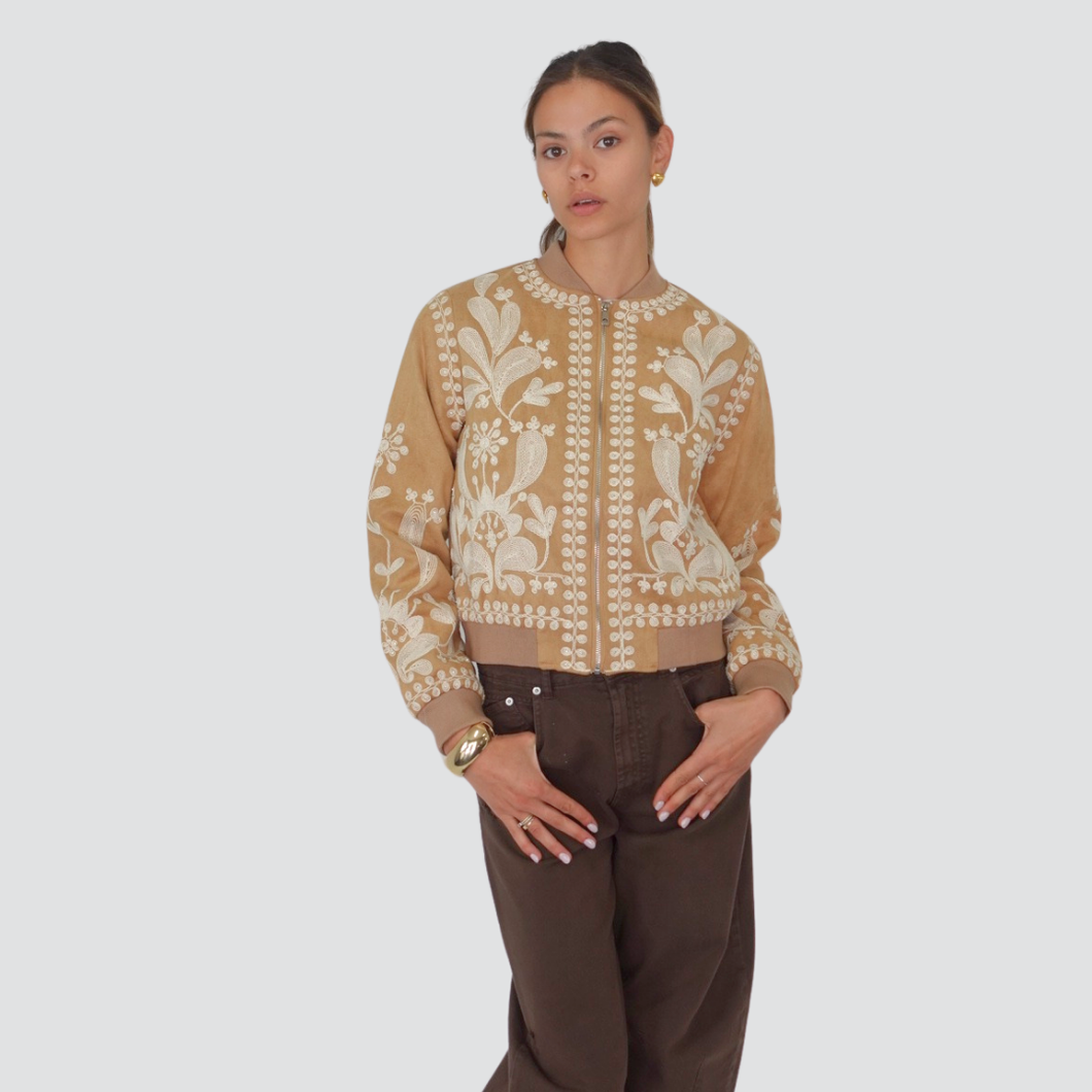 Haveone bomber ricamato foderato Art KSS-N051