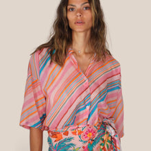 Carica l'immagine nel visualizzatore di Gallery, Tensione in camicia over mussola 100% cotone Art PE260452
