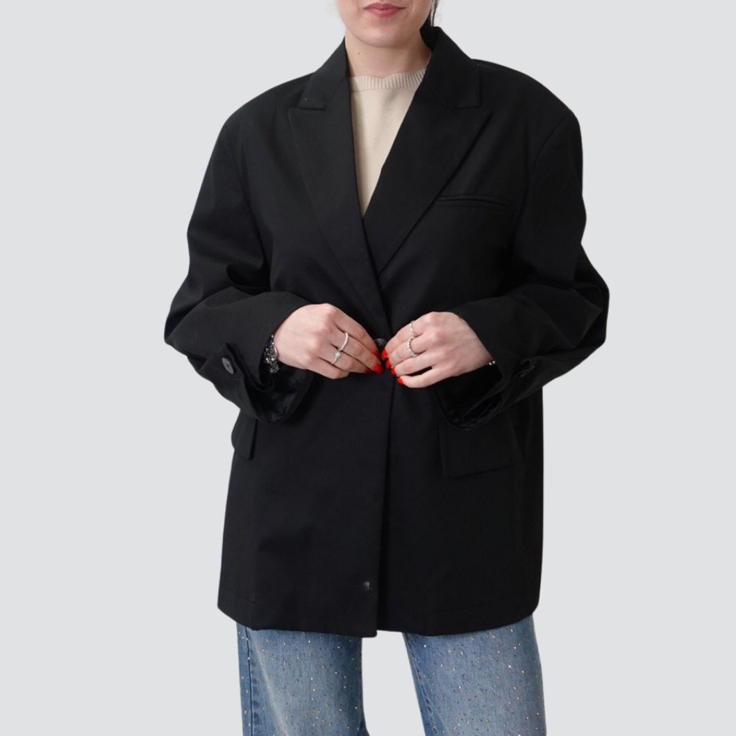 Vicolo blazer over foderato bottone polsino 97% cotone Art TD0276