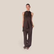 Carica l'immagine nel visualizzatore di Gallery, Maryley pantalone palazzo elastico vita 63% lyocell 35 % viscosa Art 26EB507 ( maglia Art 26EB507 )
