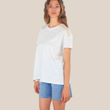 Carica l'immagine nel visualizzatore di Gallery, Susy Mix t-shirt over spalla crochet 100% cotone Art 12055
